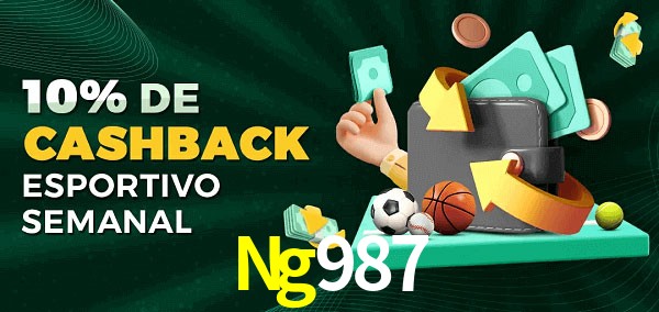 10% de bônus de cashback na Ng987